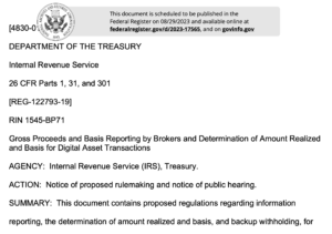 IRS releases draft of proposed reporting rules for digital asset brokers