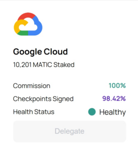 Google Cloud is now a validator on the Polygon network