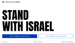 Local Web3 community launches ‘Crypto Aid Israel’ to help displaced citizens